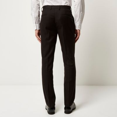 Black Vito slim suit trousers